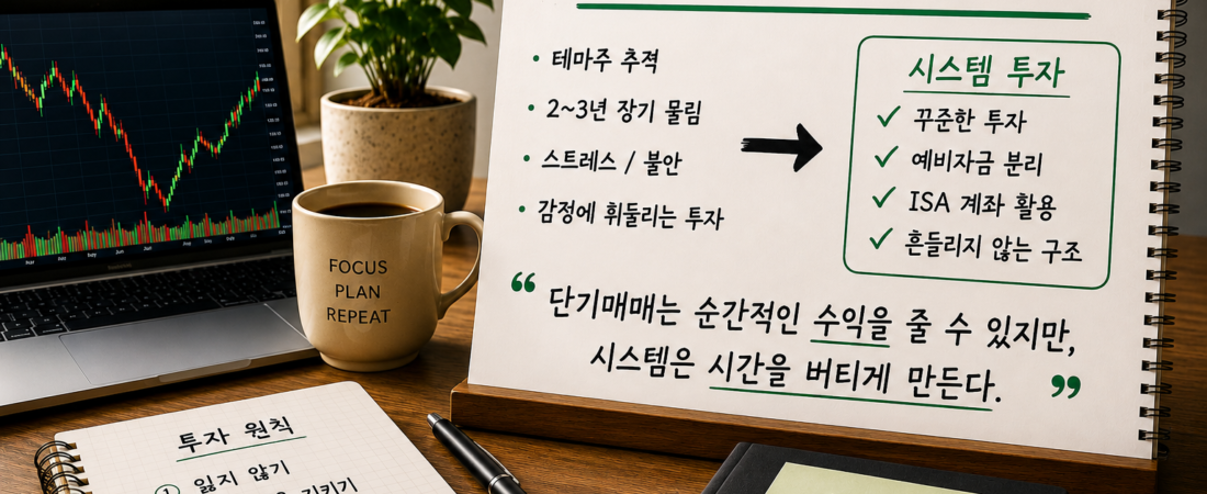 왜 나는 단기매매보다 ‘시스템’을 선택했는가