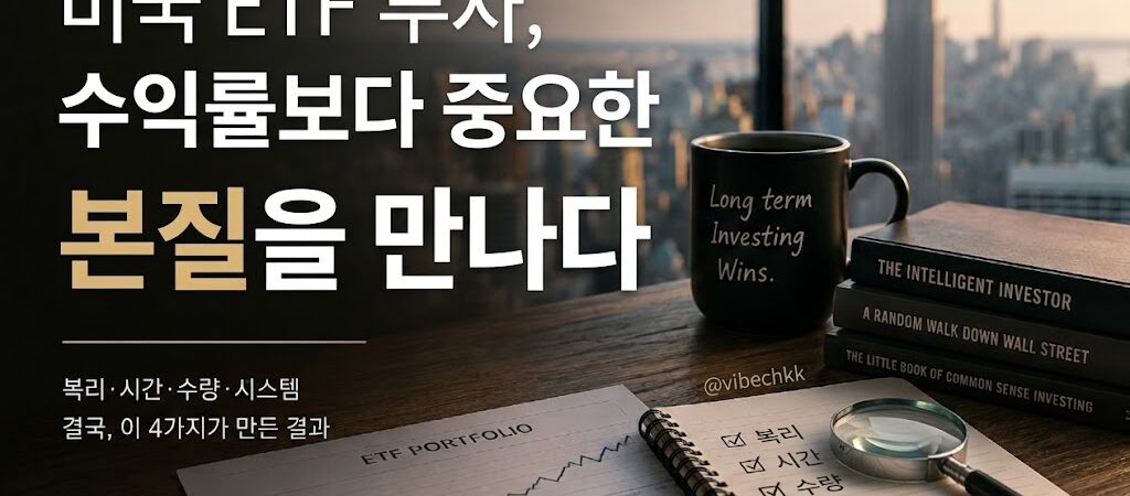 미국 ETF에 투자하면서 가장 중요했던 건 수익률이 아니었다